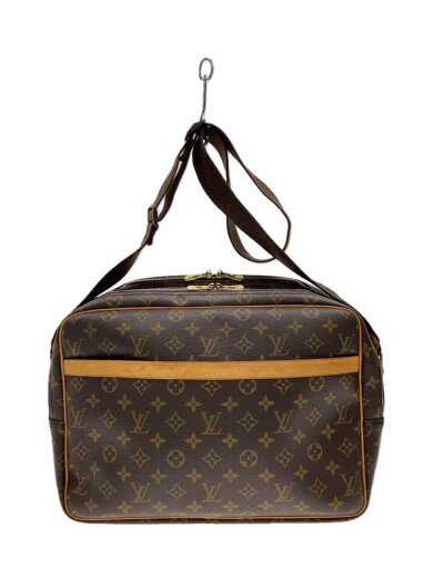 商品画像：リポーターGM_モノグラム・キャンバス_BRW/PVC/BRW 1