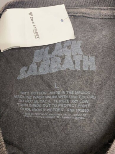 商品画像：00S/Vol.4/BLACK SABBATH/Tシャツ/L/コットン/GRY/プリント 3