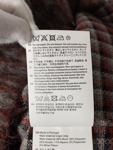 商品画像：ジャケット/46/ウール/BRW/M4243FB/FULL ZIP HOOD Boston Check 5