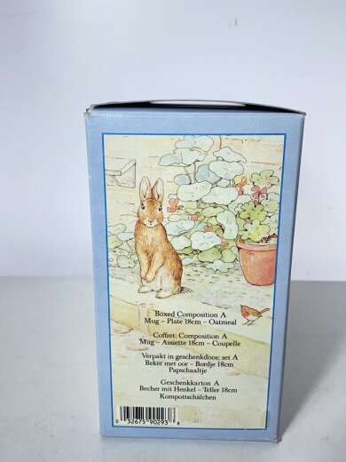 商品画像：PETER RABBIT/ティータイムセット/マグカップ×1・ボウル×1・プレート×13点セット/WHT 3