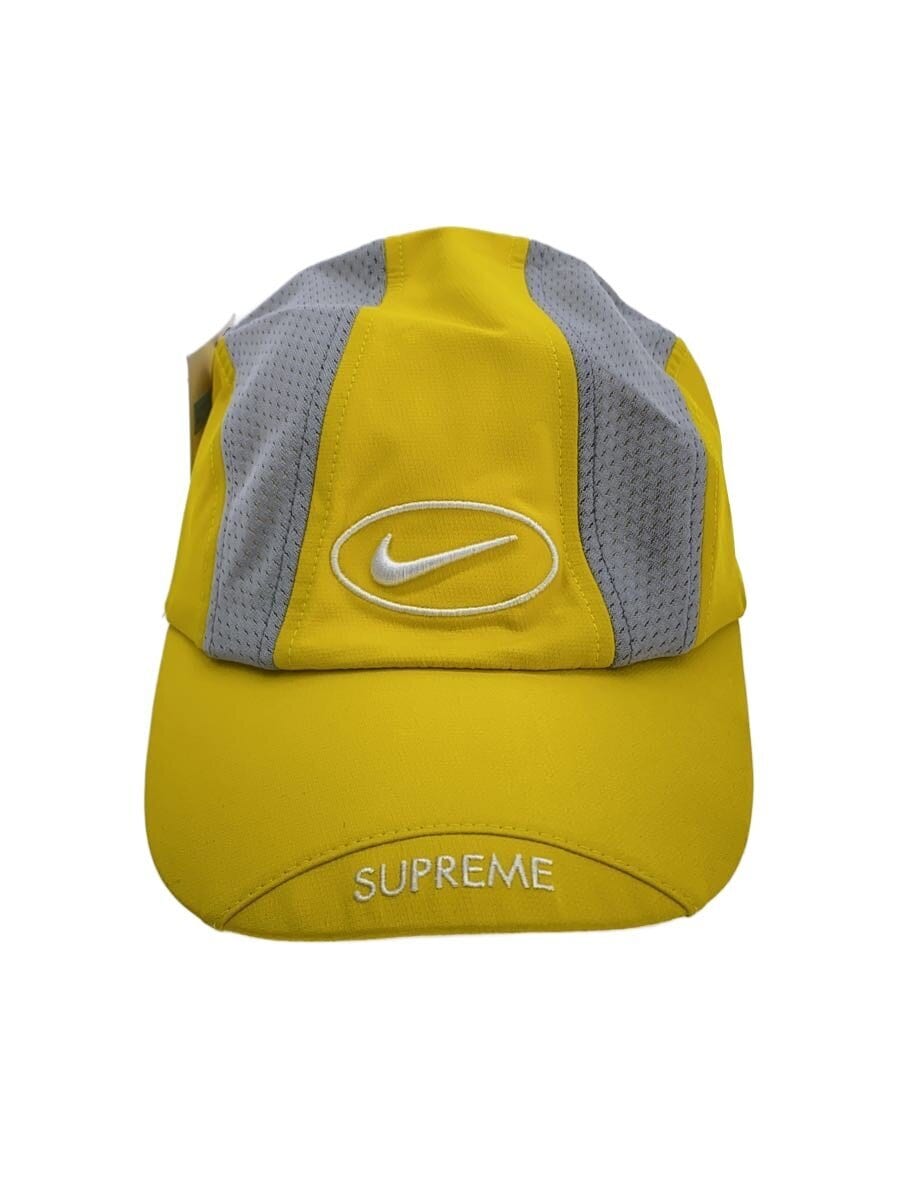 Supreme × NIKE / Running Hat/キャップ/M/ポリエステル/YLW/メンズ/HJ7959-735