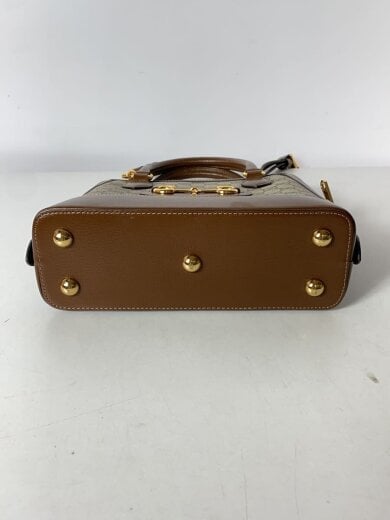 商品画像：スモール・トップハンドルバッグ_グッチホースビット1955/PVC/BEG/モノグラム 4