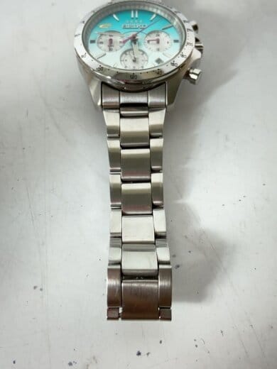 商品画像：E5系はやぶさ10周年記念/クォーツ腕時計/アナログ/BLU/SLV/8T63-00R0 5