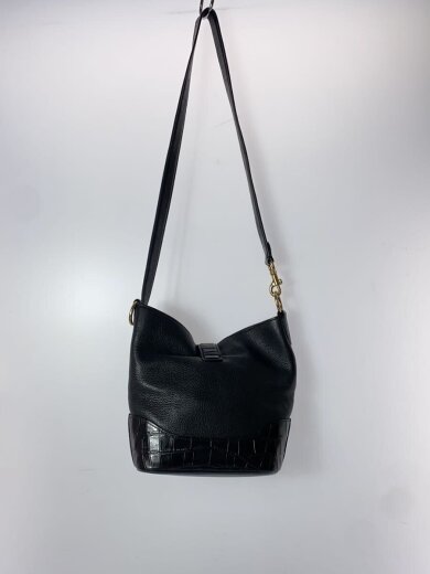商品画像：ショルダーバッグ/レザー/BLK/F72808// 3