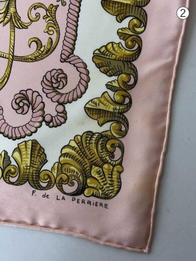 商品画像：スカーフ/シルク/PNK/総柄/レディース 7