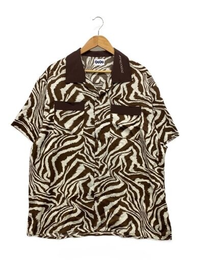 商品画像：MIO × 9090 Zebra Shirts/半袖シャツ/XL/ポリエステル/BRW/アニマル/NN1076// 1