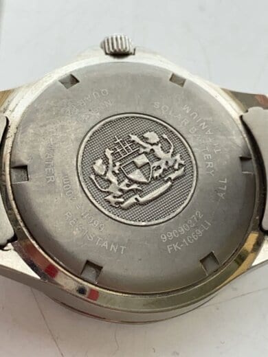 商品画像：ソーラー腕時計/アナログ/チタン/BLU/SLV/チタン/FK-1069-LI 3