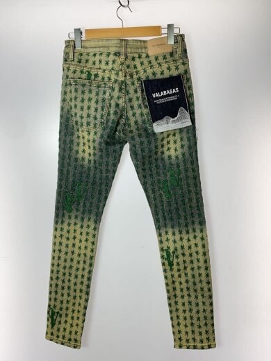 商品画像：スキニーパンツ/30/コットン/GRN/総柄// 2