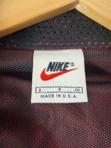 商品画像：90s/銀タグ/MADE IN U.S.A/ジャケット/S/ポリエステル/RED/無地 3