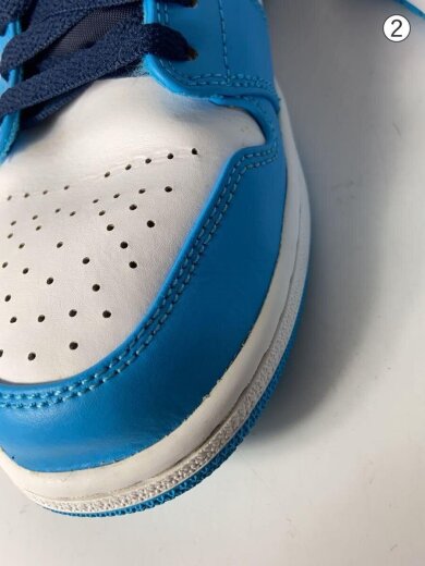 商品画像：AIR JORDAN 1 LOW_エアジョーダン 1 ロー/27cm/BLU/レザー 8