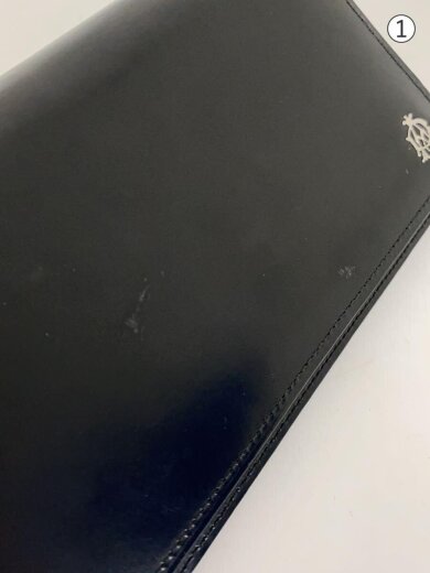 商品画像：長財布/PVC/BLK/無地/メンズ 8