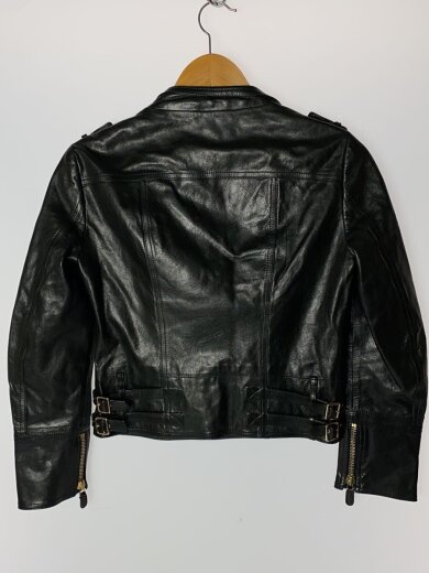 商品画像：ダブルライダースジャケット/40/羊革/BLK/無地/197476.XN250 2