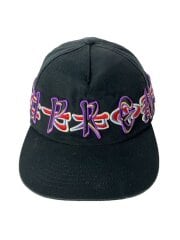 23FW/AOI Spellout 5-Panel/キャップ/コットン/BLK/メンズ