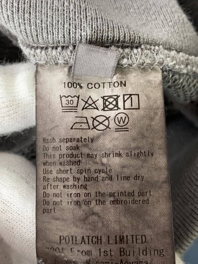 商品画像：パーカー/XL/コットン/GRY/総柄 5