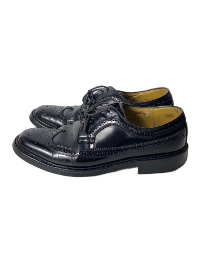 商品画像：ドレスシューズ/25cm/BLK/レザー/ウイングチップ 1