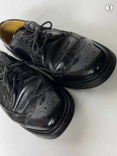 商品画像：ドレスシューズ/25cm/BLK/レザー/ウイングチップ 9