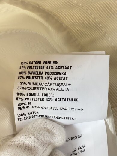 商品画像：ドリルハット/ロゴ刺繍/バケットハット/S/コットン/WHT/無地/レディース/5HC341 7