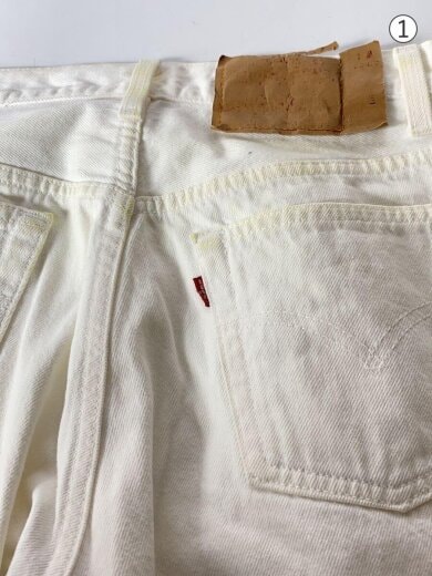 商品画像：90s/ボトム/30/コットン/WHT/無地/501-0651 9