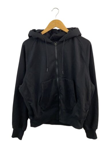 商品画像：TECH SWEAT FREEDOM ZIP PARKA/S/ポリエステル/BLK/無地/BE-520 1