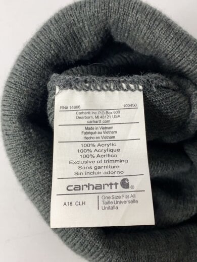 商品画像：ニットキャップ/FREE/アクリル/GRY/無地/メンズ 5