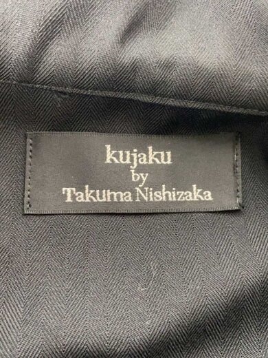 商品画像：チェスターコート/1/ウール/BLK/ストライプ 3