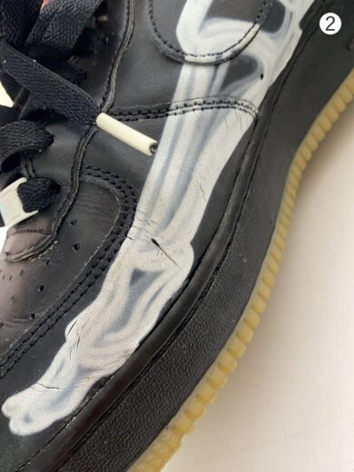 商品画像：AIR FORCE 1 07 SKELETON QS/エアフォース1 07スケルトン/ブラック/BQ7541-001/ 8