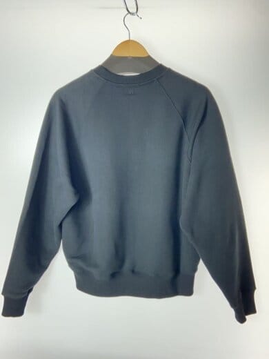 商品画像：25AW/Ami De Coeur/ロゴパッチクルーネックトレーナ/M/コットン/BLK/無地/USW771.7// 2