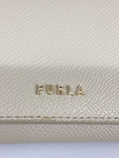 商品画像：3つ折り財布/レザー/GRY/レディース 3