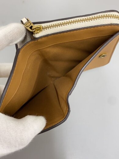 商品画像：2つ折り財布/レザー/IVO/花柄/レディース/CR555 6