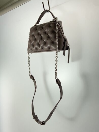 商品画像：2WAY/Glam Slam/グラムスラム/ショルダーバッグ/羊革/GRY/無地/SB1WG0065 2