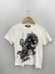 ART GRAPHIC Tee/Tシャツ/S/コットン/WHT/無地/1B-T002