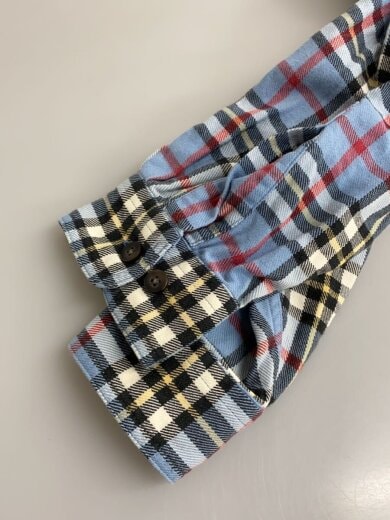 商品画像：90s～/ホンジュラス製/長袖シャツ/L/コットン/IDG/チェック 4