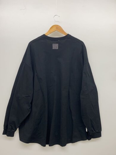 商品画像：長袖Tシャツ/XL/コットン/BLK/無地// 2