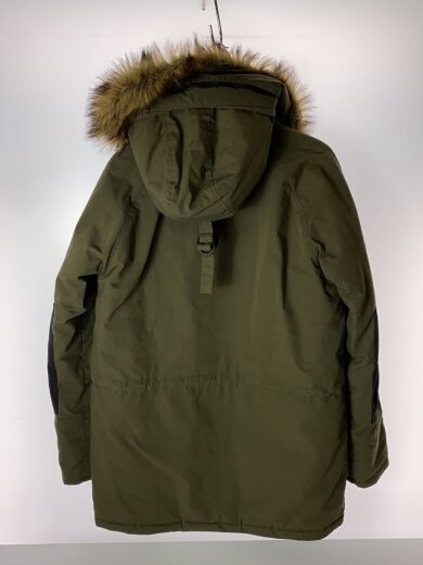 商品画像：ファージャケット/ダウンジャケット/L/アクリル/KHK/無地 2