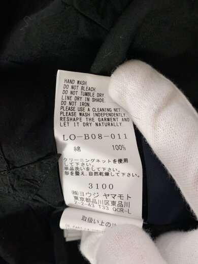 商品画像：長袖ブラウス/2/コットン/BLK/無地/LO-B08-011-1-02// 6