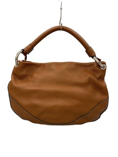 商品画像：ハンドバッグ/レザー/BRW/無地 1