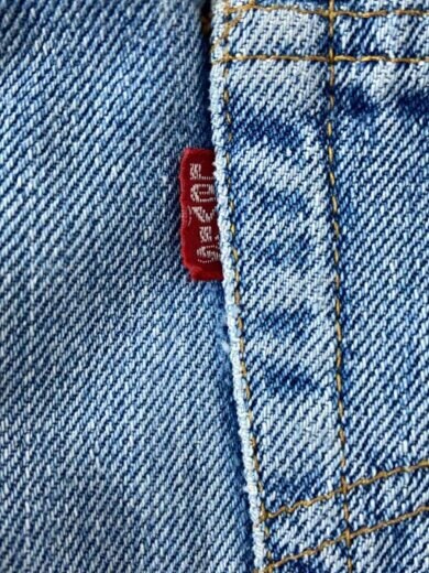 商品画像：66前期/ボタン裏6/隠しリベット/ストレートパンツ/コットン/IDG/無地 4