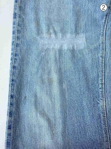 商品画像：66前期/ボタン裏6/隠しリベット/ストレートパンツ/コットン/IDG/無地 7