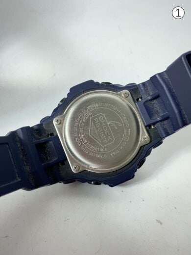 商品画像：クォーツ腕時計・G-SHOCK/デジタル/ラバー/BLK/NVY/SS 3