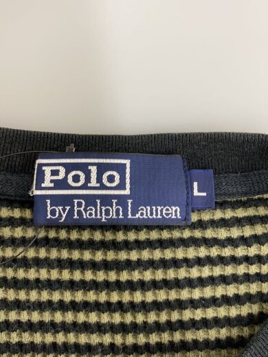 画像：POLO RALPH LAUREN長袖Tシャツ/L/コットン/GRN/ボーダー3