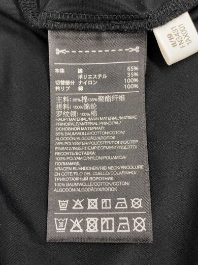商品画像：カットソー/M/コットン/BLK/1AX001 4
