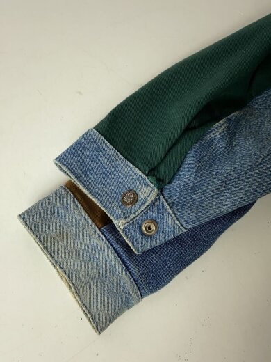商品画像：60s～70s/VINTAGE DENIM JACKET/パッチワーク/Gジャン/XL/コットン/IDG/ 3