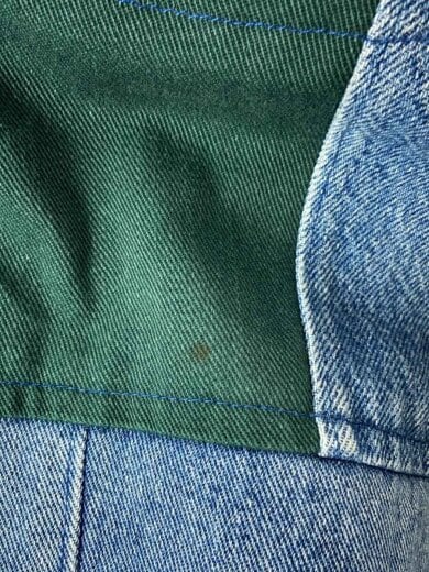 商品画像：60s～70s/VINTAGE DENIM JACKET/パッチワーク/Gジャン/XL/コットン/IDG/ 8