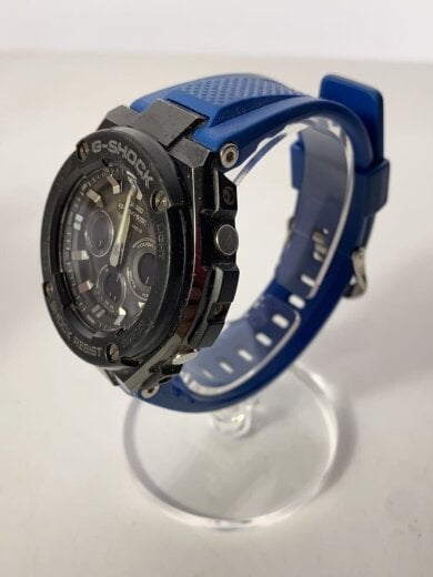 商品画像：ソーラー腕時計・G-SHOCK/デジアナ/ラバー/BLU/BLU/SS// 2