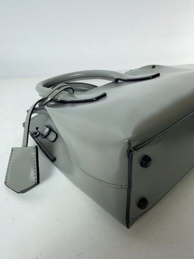 商品画像：2WAY/ハンドバッグ/PVC/GRY/無地 5