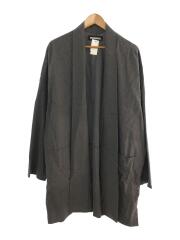 KIMONO/C-COAT/コート/L/コットン/GRY/212AQNH-JKM06