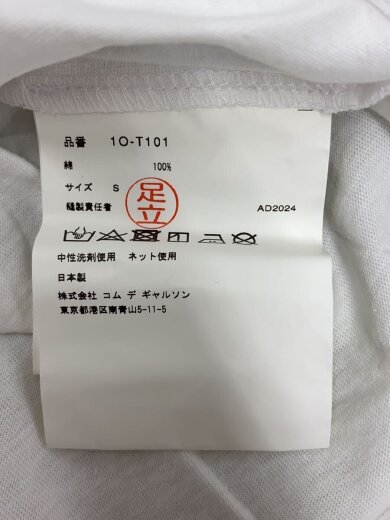 商品画像：Tシャツ/S/コットン/BLK/無地/1O-T101 4