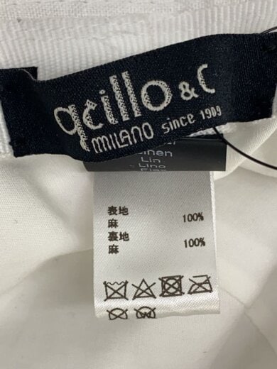 商品画像：qcillo&c/バケットハット/M/リネン/WHT/無地/メンズ 6