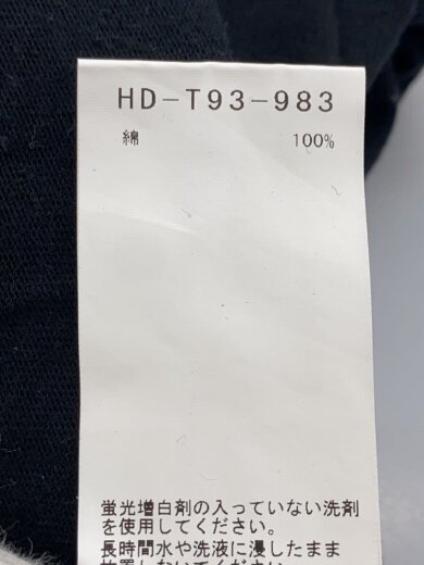 商品画像：Tシャツ/--/コットン/BLK/無地/hd-t93-983 5