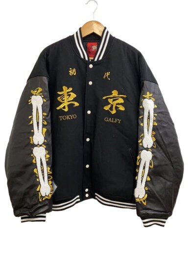 商品画像：スタジャン/XL/ポリエステル/BLK/123061 1